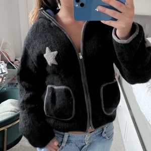 Stickad hoodie!  - Så snygg stickad hoodie! 