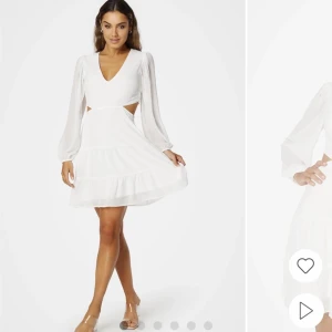 Studentklänning 🤍 - Säljer min jättefina studentklänning ifrån bubbleroom! Endast använd en gång. Köpt för 800kr. Skriv privat för egna bilder eller frågor🤍🤍