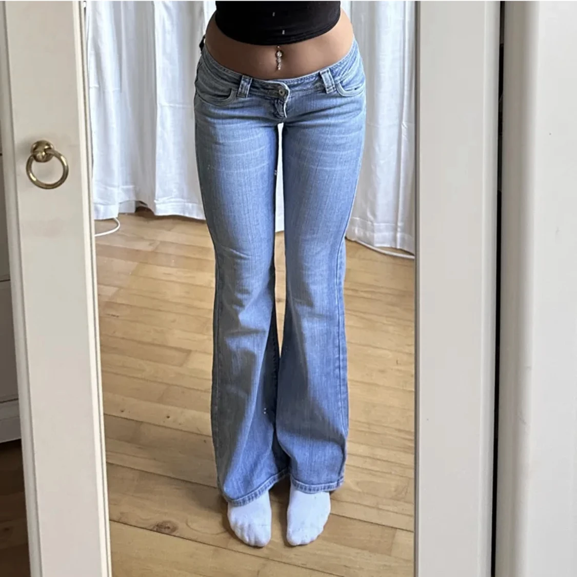 Lågmidjade jeans