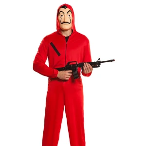 La casa de papel  - Säljer en la casa de papel dräkt i storlek small med en onesuit + mask, använd en gång och är i utmärkt skick. ! Köpte för 600, säljes för 200 eller rimligt bud 