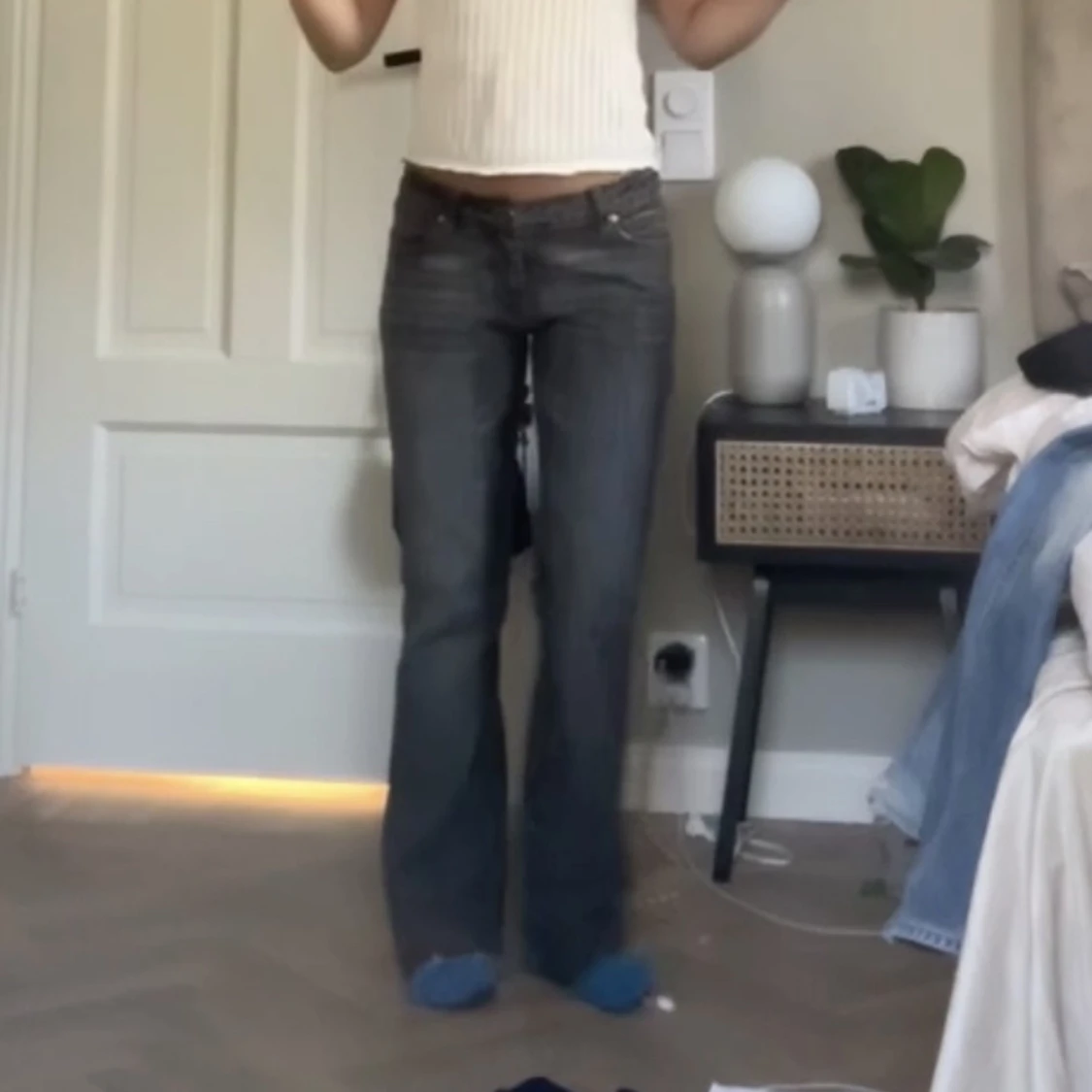 Lågmidjade jeans