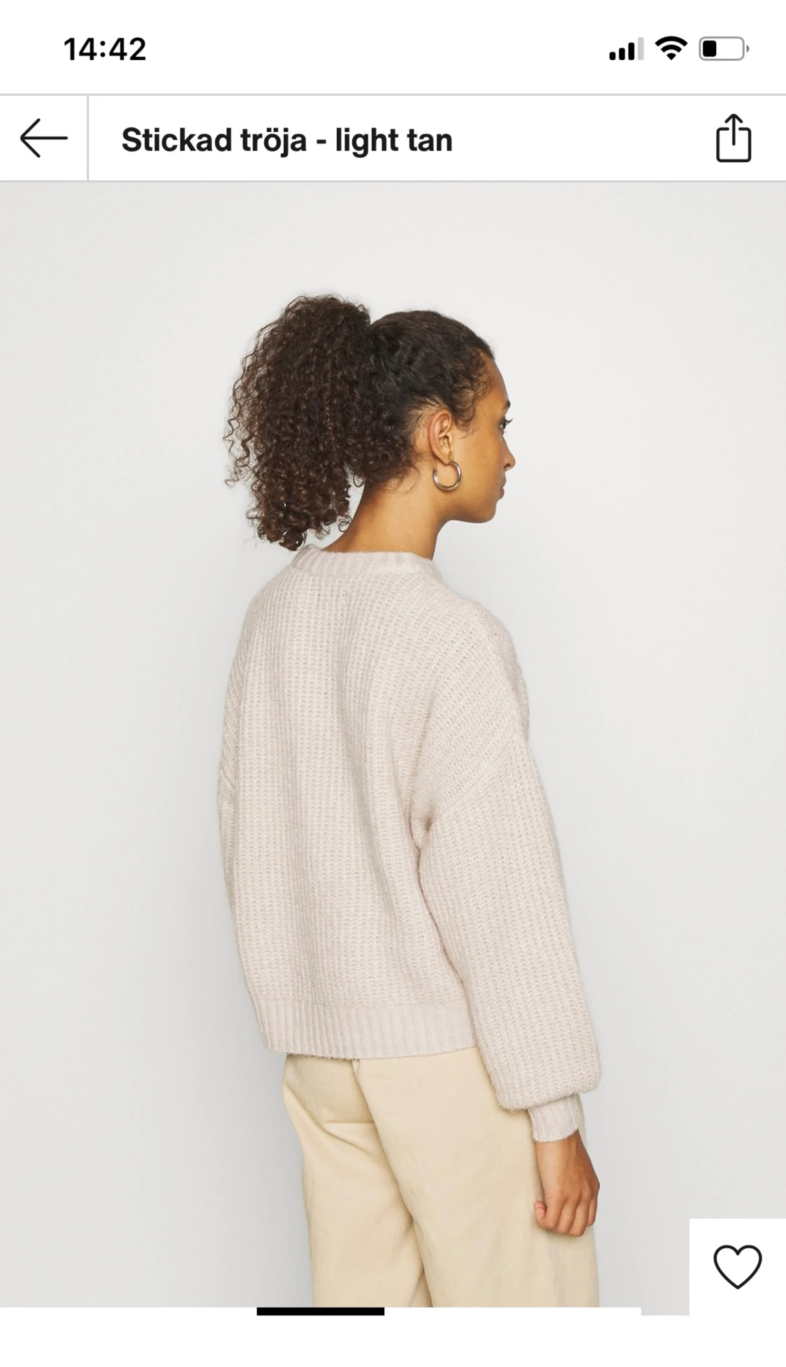 Stickad tröja  - 90