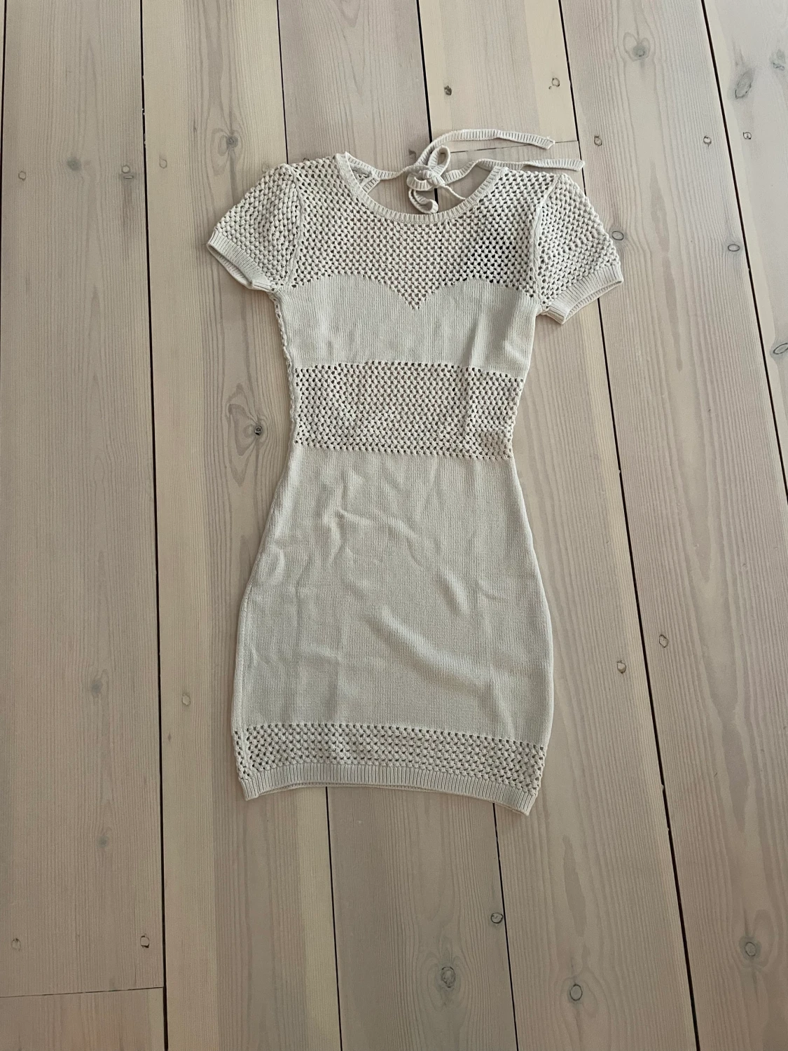 Stickad klänning weekday