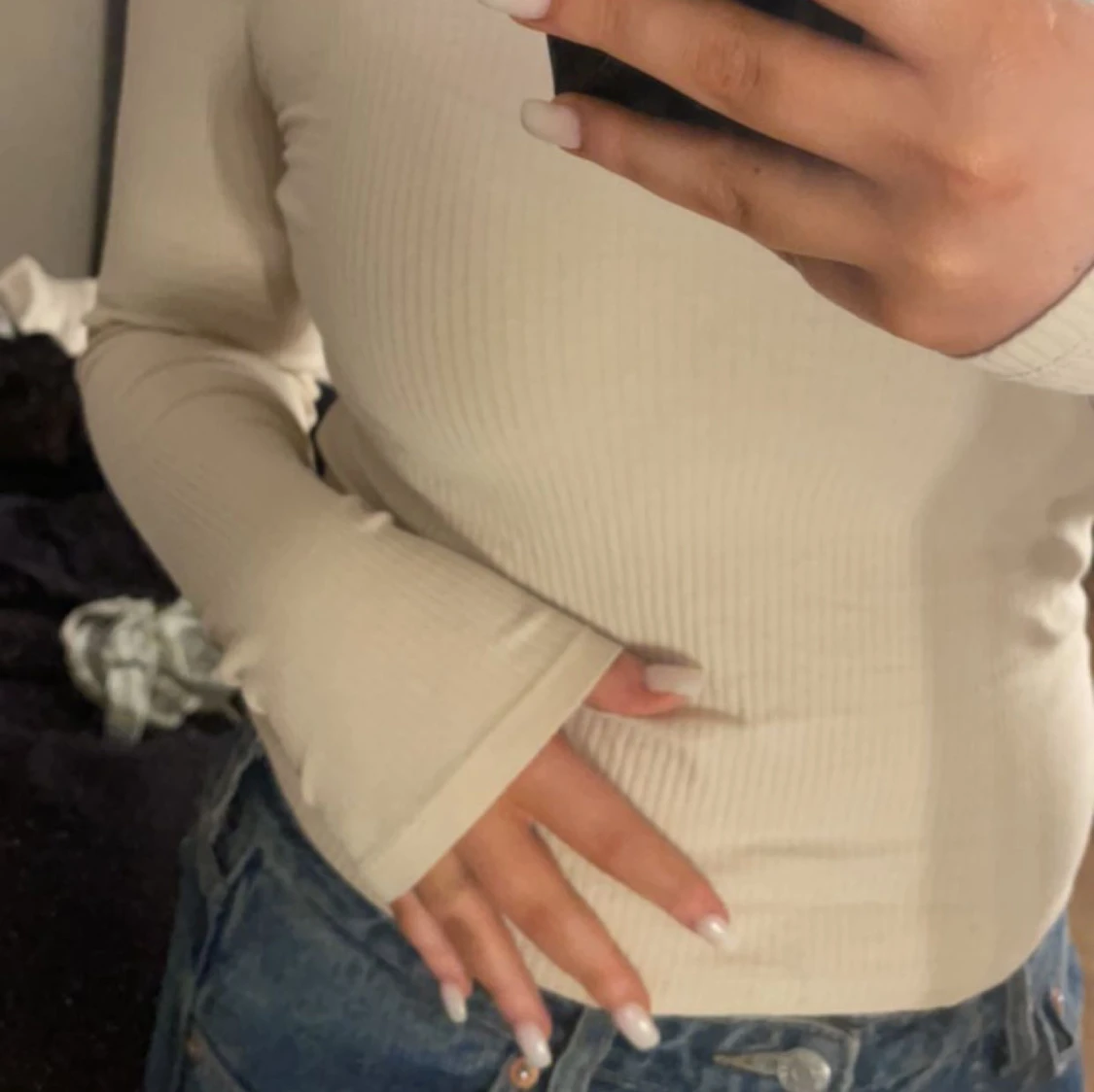  Fin långärmad tröja🫶🏻 - 91