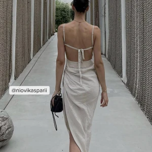 Linneklänning - Klänning jag aldrig använt