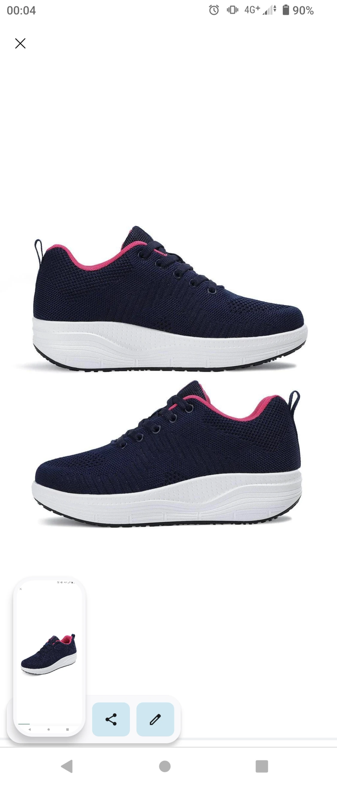 Tidlösa Bekväma Sneakers, storlek 40 - 91