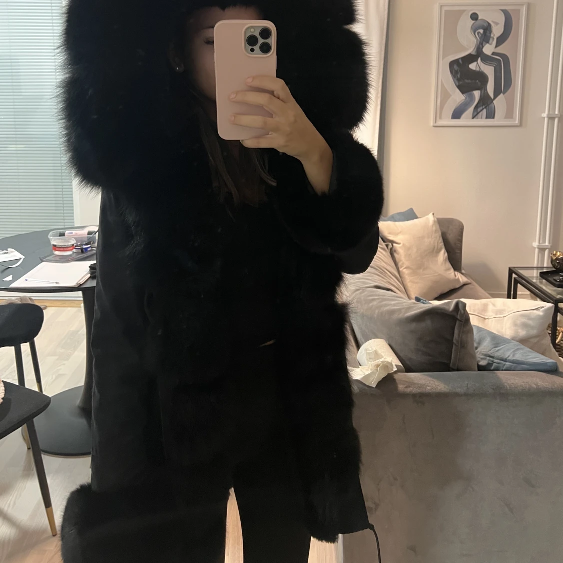 Garoff jacka äkta päls - 90