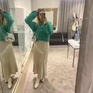 Stickad tröja - Grön stickad tröja