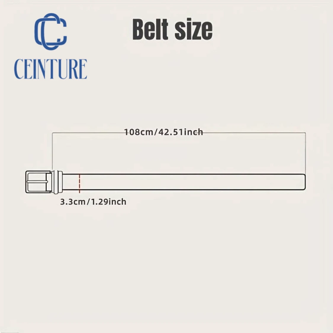 Marinblått ceinture flätat bälte - 91