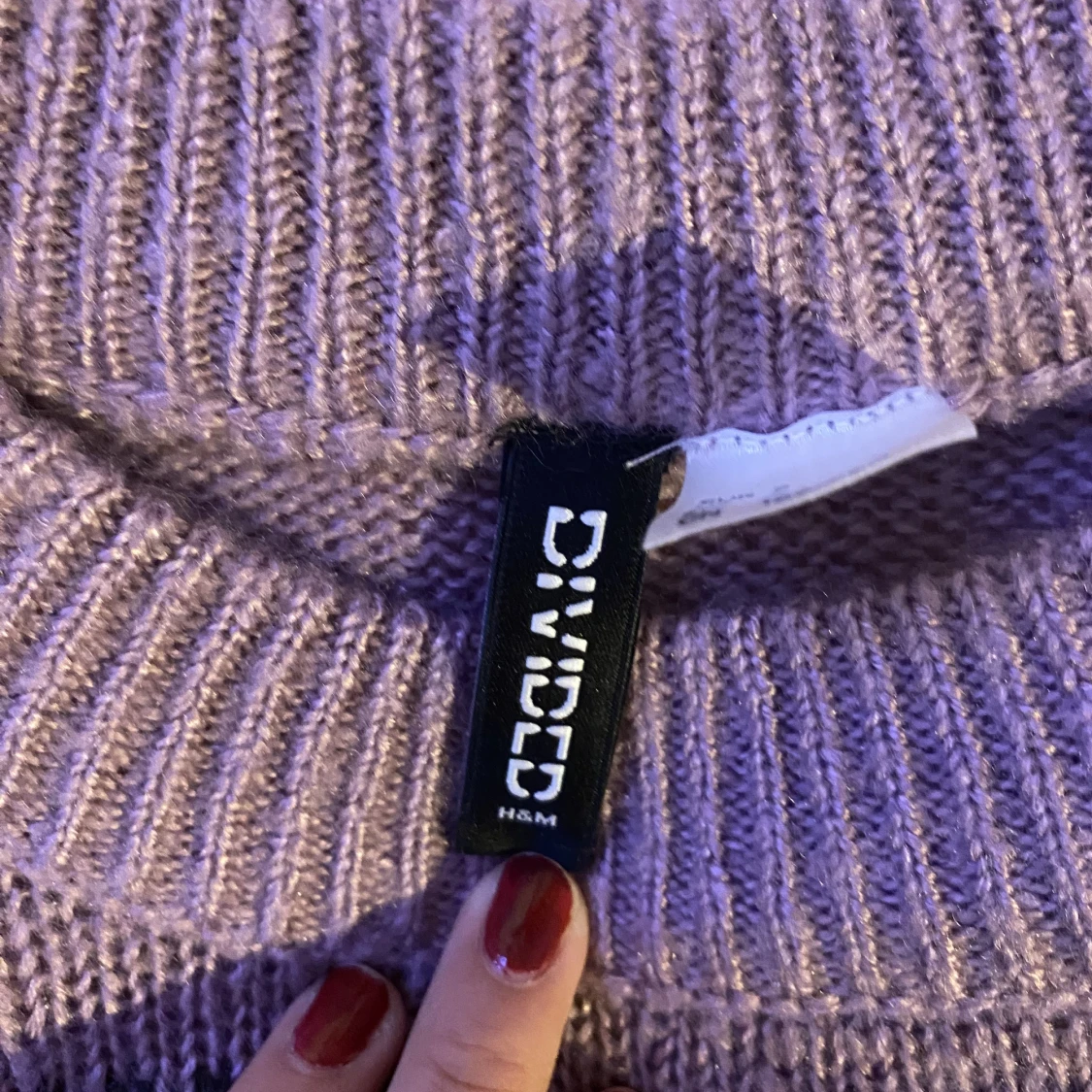 Lilla o svart tröja - 90