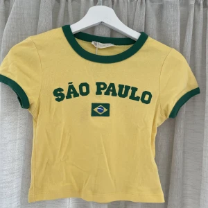 T-shirt  - Säljer denna superfina T-shirten från stradivarius i storlek S, säljer för 200kr, skorv privat för fler bilder! Kloten står för frakten💛