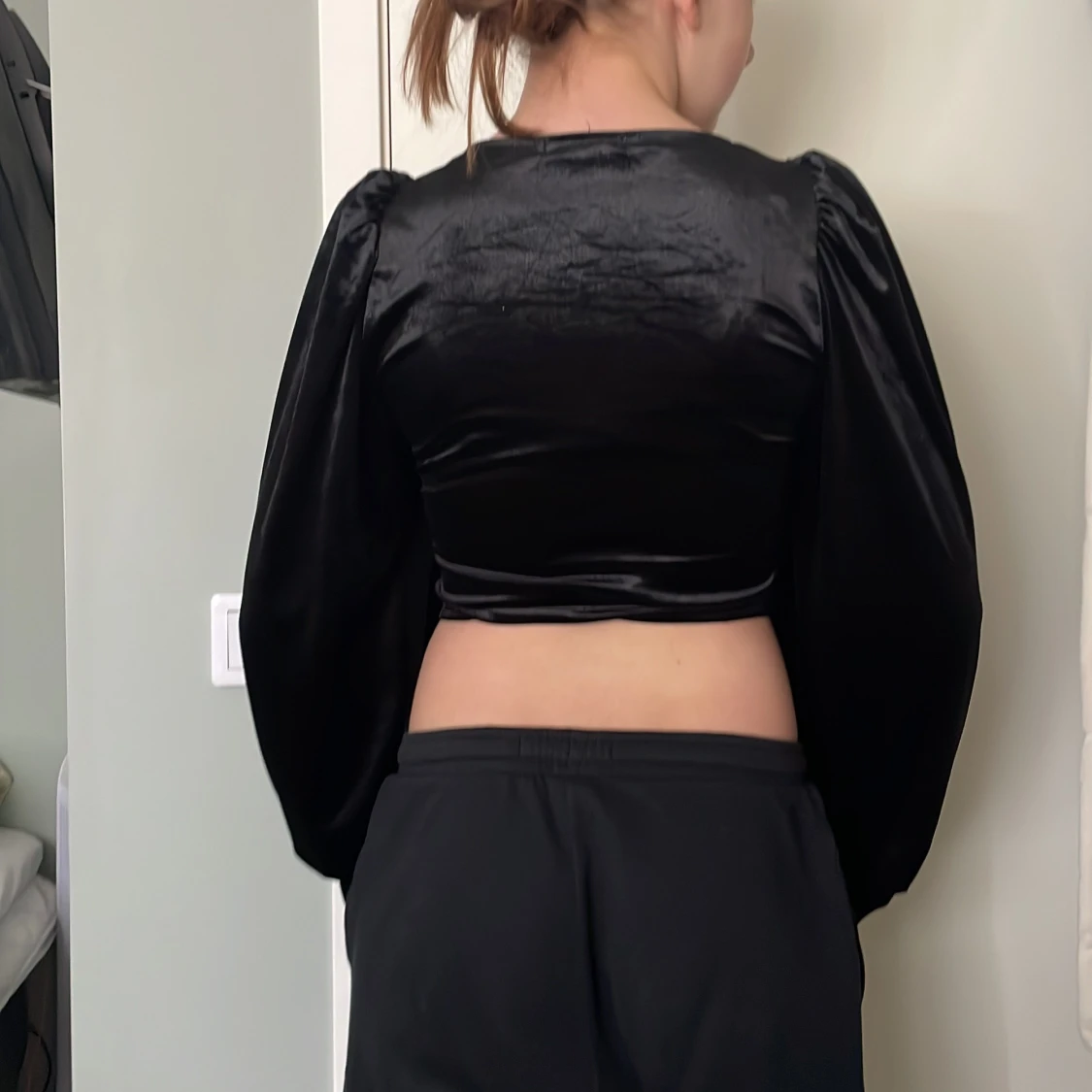 Kort långärmad tröja  - 91