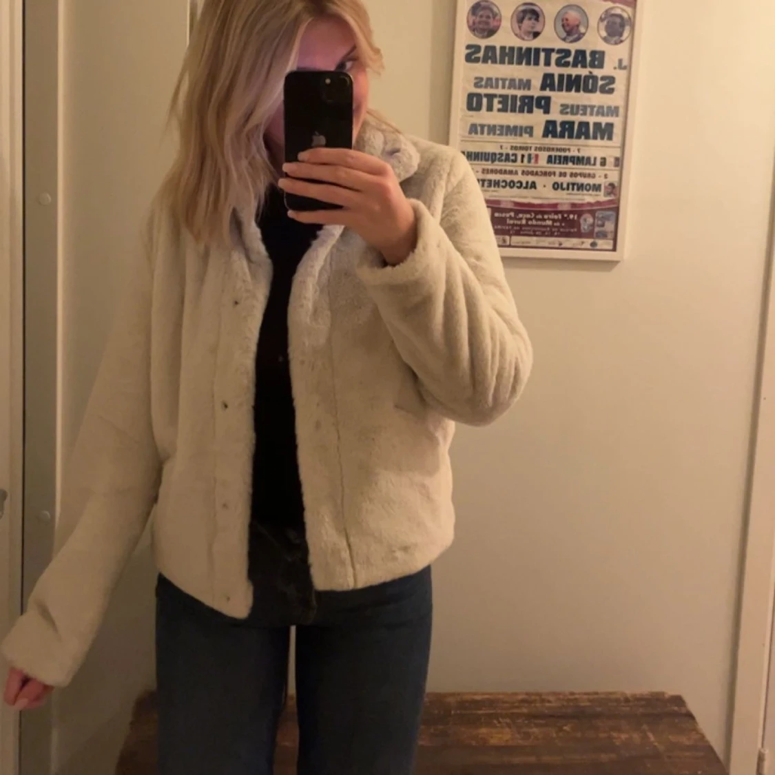 päls/teddy jacka - 90