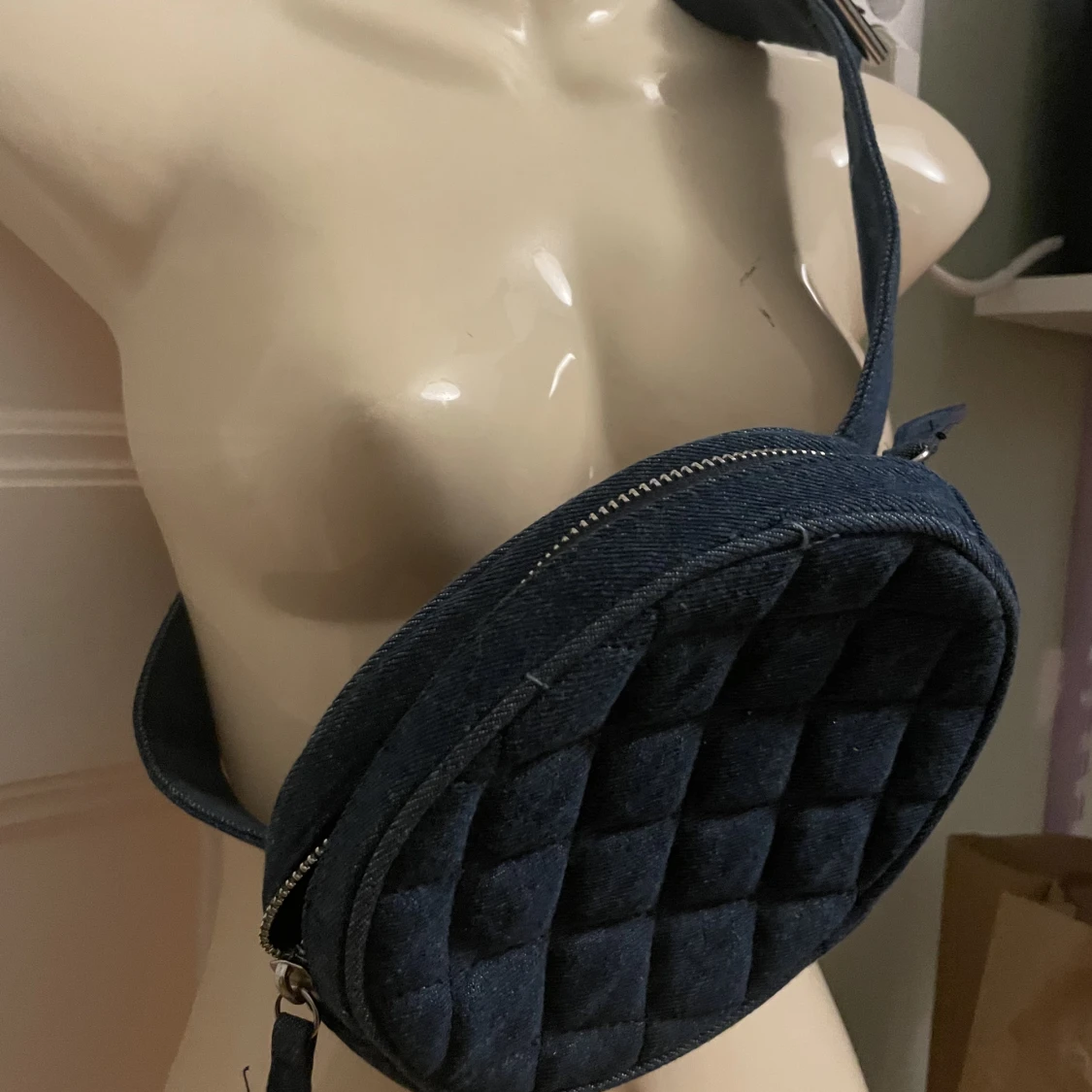 Magväska jeans - 90