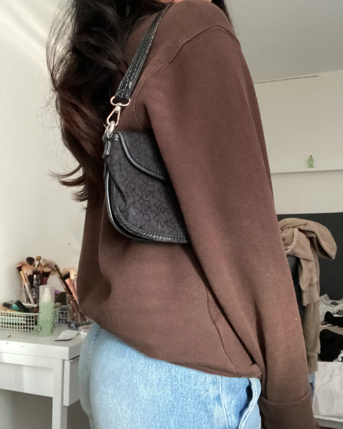 Brun oversize sweatshirt - 90