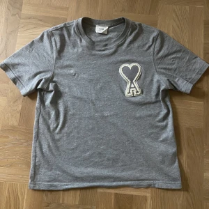 Ami Paris T-Shirt Grå - Storlek Medium.  Väldigt sparsamt använd, 9/10 i cond. Inga fläckar eller flaws.   Skicka pm för mer info, (skickas via PostNord 69kr)📦