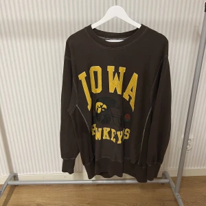 Iowa Hawkeyes  - Riktigt fet vintage Iowa Hawkeyes tröja  Storlek: L Färg: mörkbrun  Skick: 8/10