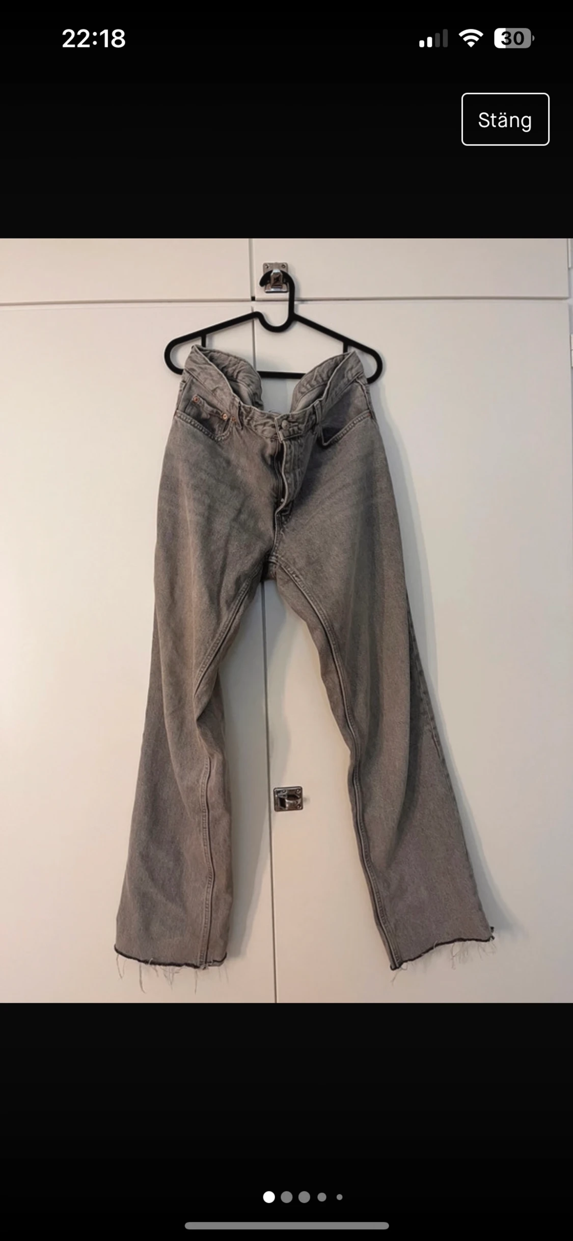 Grå Jeans från Gina strl 40