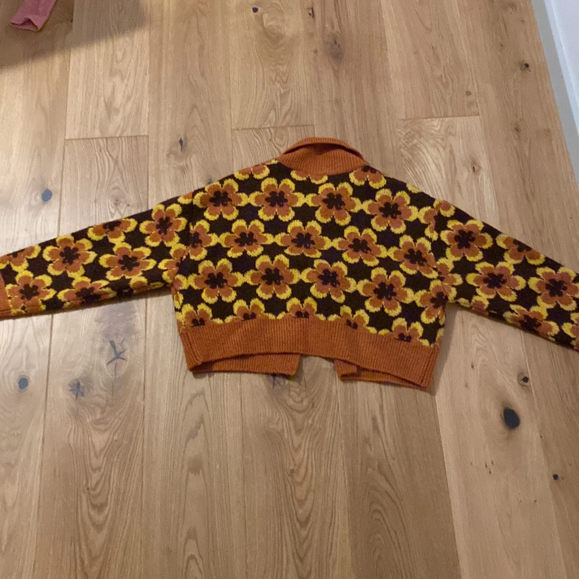 Hippie färgglad stickad tröja  - 91