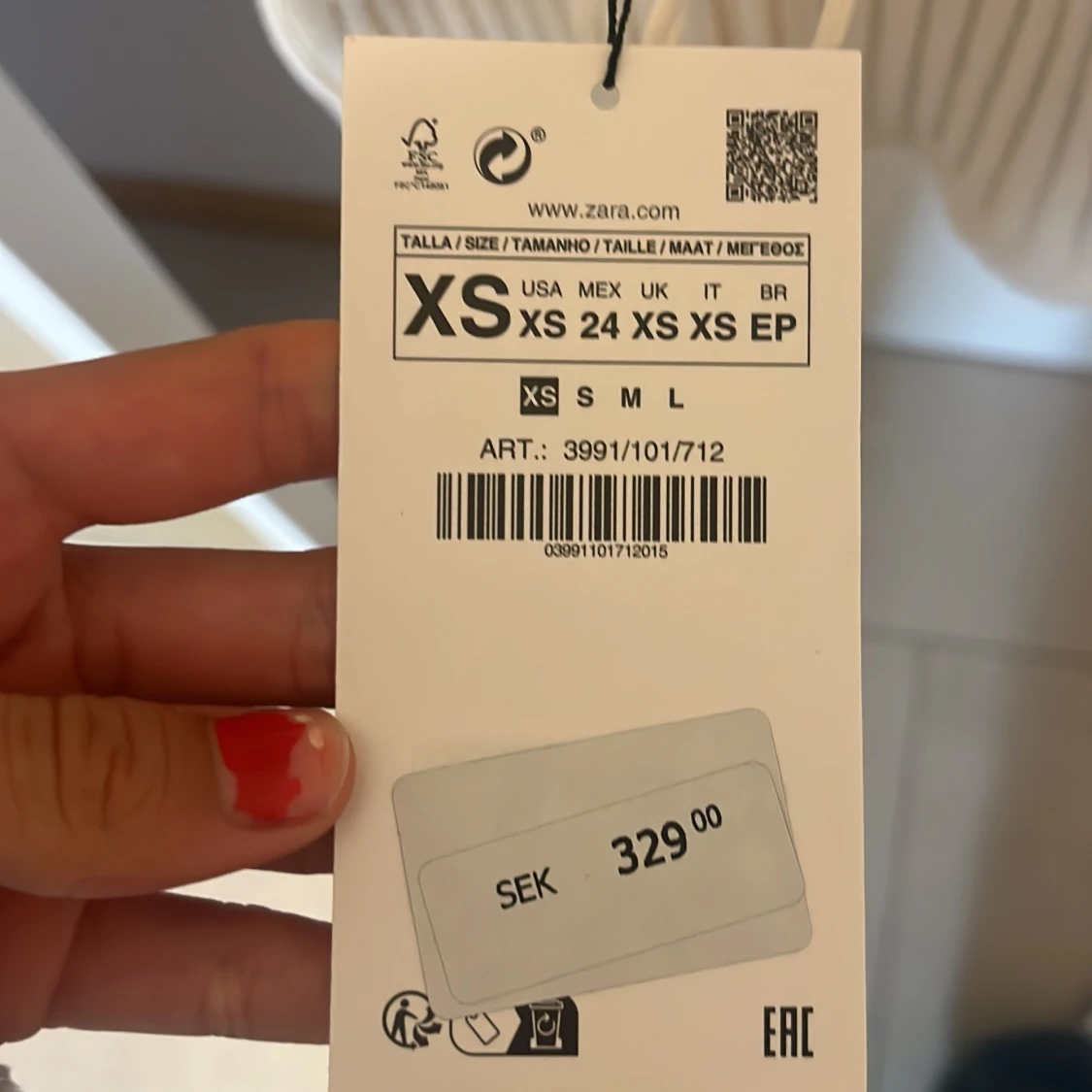 Oanvänd Zara topp  - 91