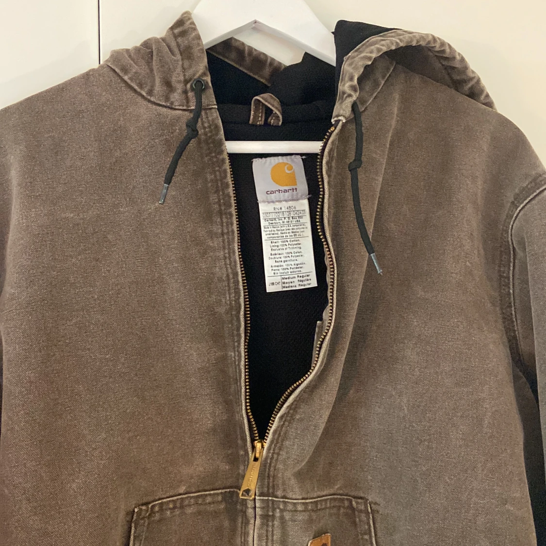 CARHARTT DENIM HOODIE JACKA - 91