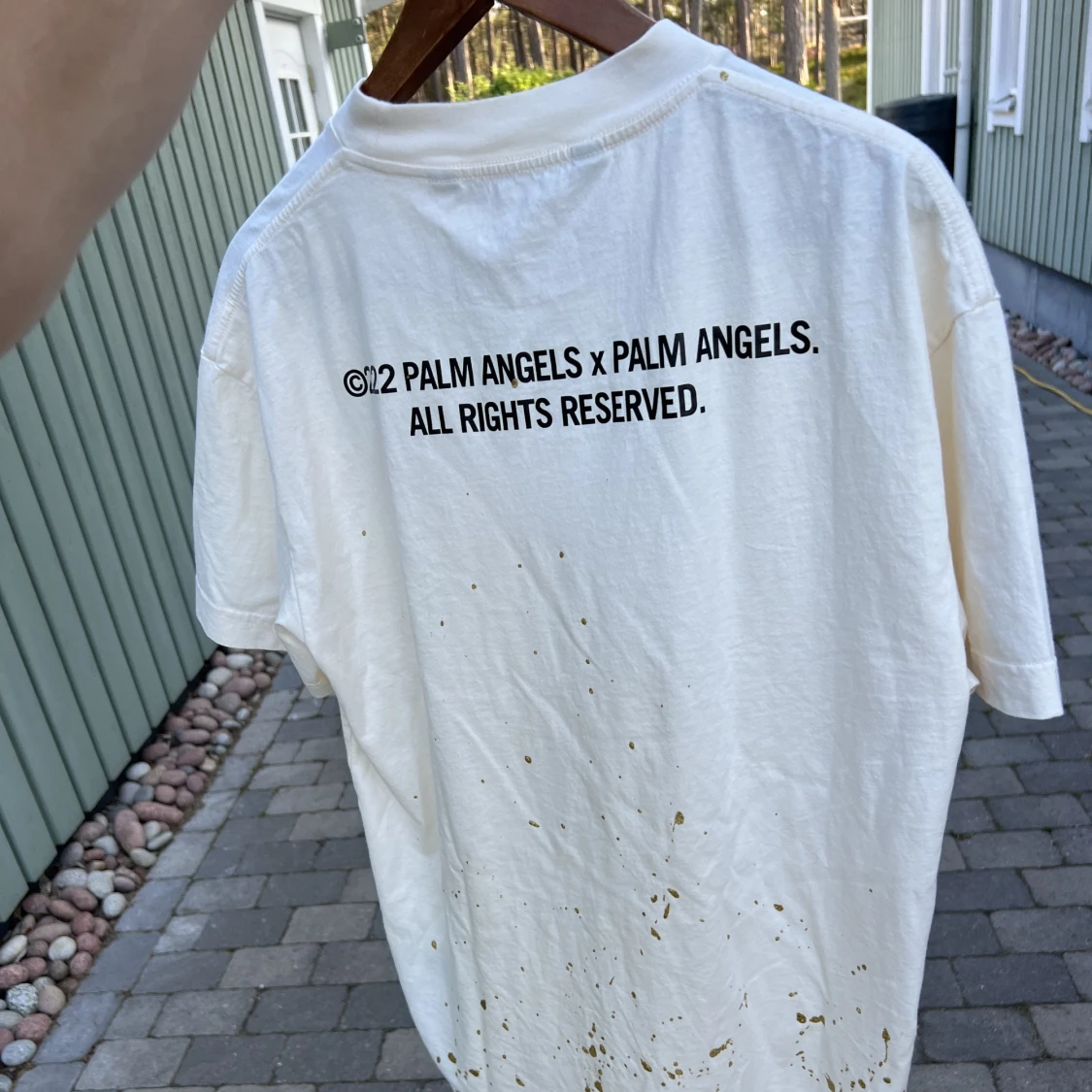 Palm Angels Splatter logo tshirt - 90