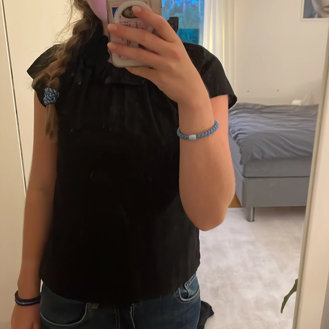 Svart blus från only 