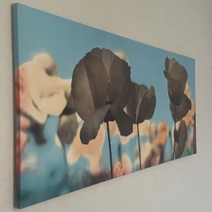 Tavla - Lång rektangel formad tavla! Jätte fin och är i god skick! Säljs pågrund av flytt.  Hämtas upp i Stockholm, Fridhemsplan! 