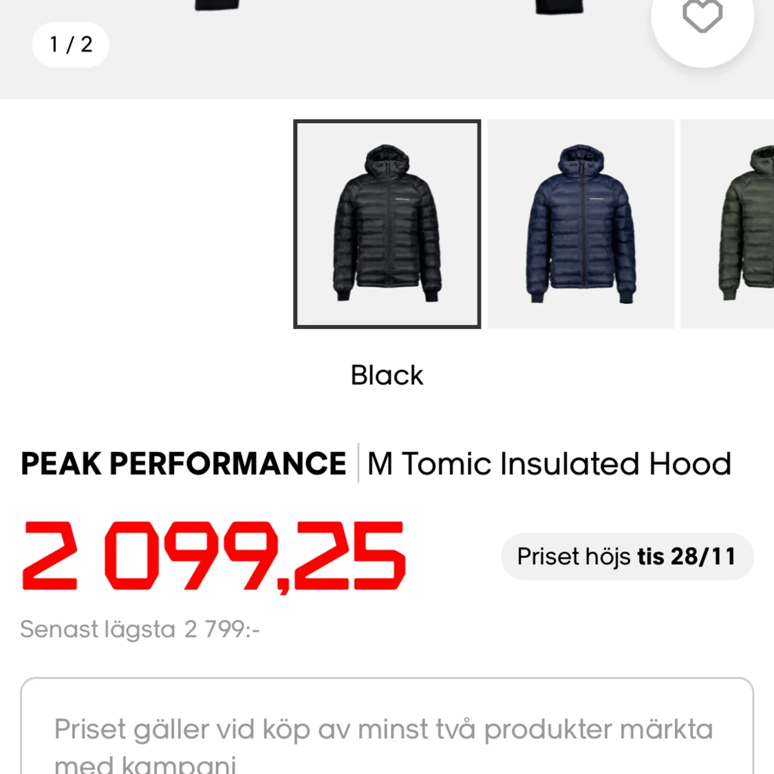 Peak performance jacka - 91