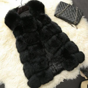 Pälsväst - Snygg pälsväst. Storlek M 