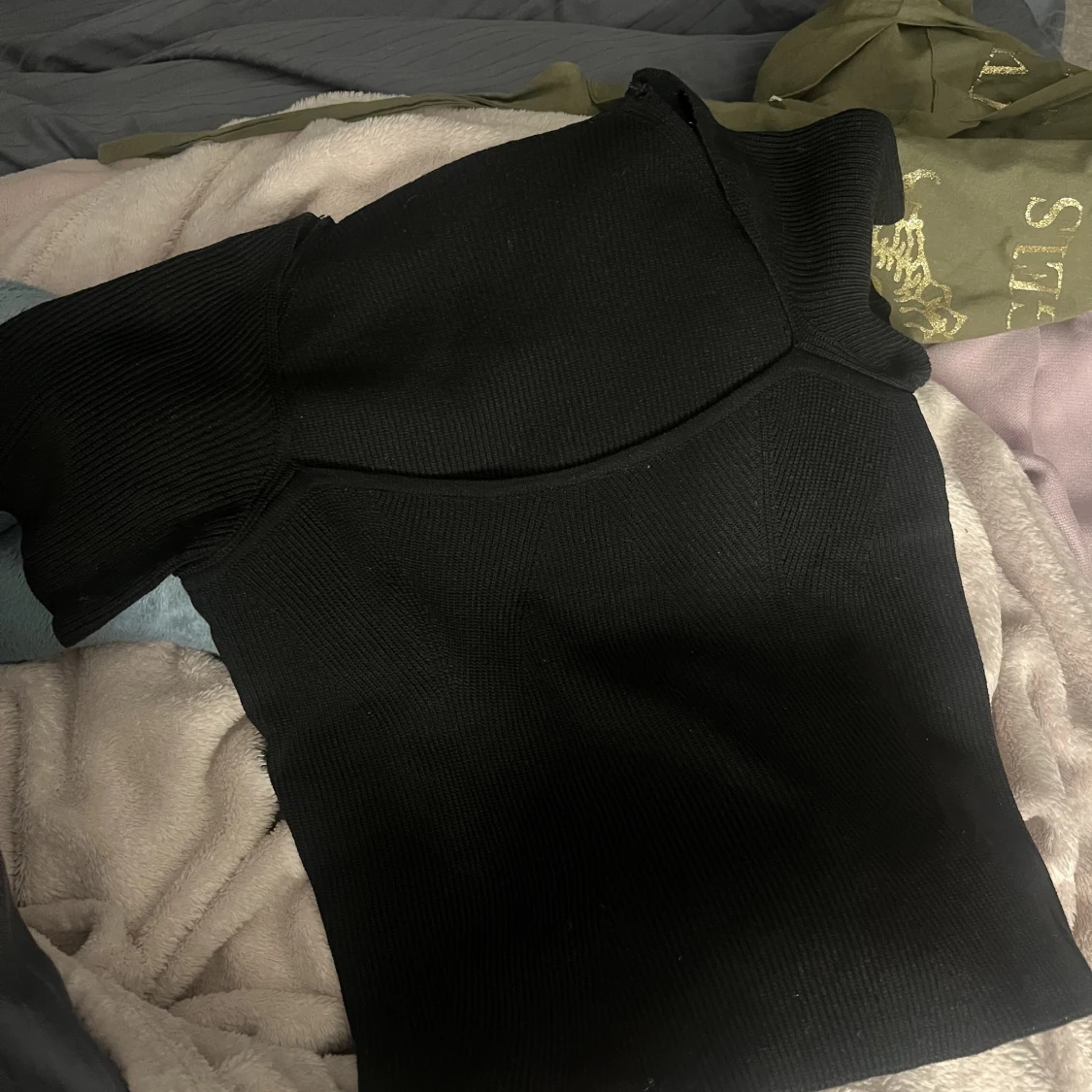 Stickad t-shirt - 90