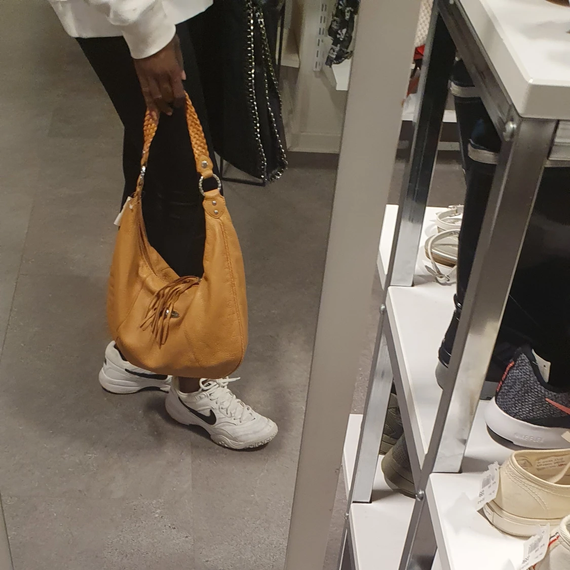 Vintange unik axel handväska - 90