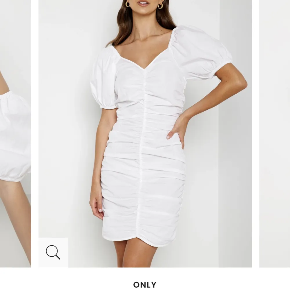 OANVÄND vit klänning i stl M. Jättefin, OANVÄND så som sagt inga fel på den. Säljer för 50kr (nypris 380kr) Säljer pga för liten 💓💓. Klänningar.