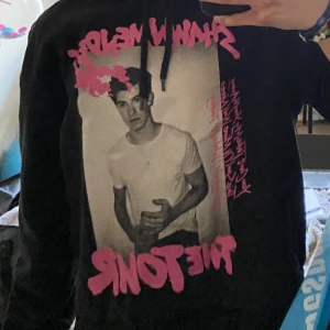 Shawn Mendes hoodie - Säljer denna Shawn Mendes tröja då den blivit lite liten. Den är från HM och i bra skick  Skriv gärna för fler bilder och pris kan diskuteras
