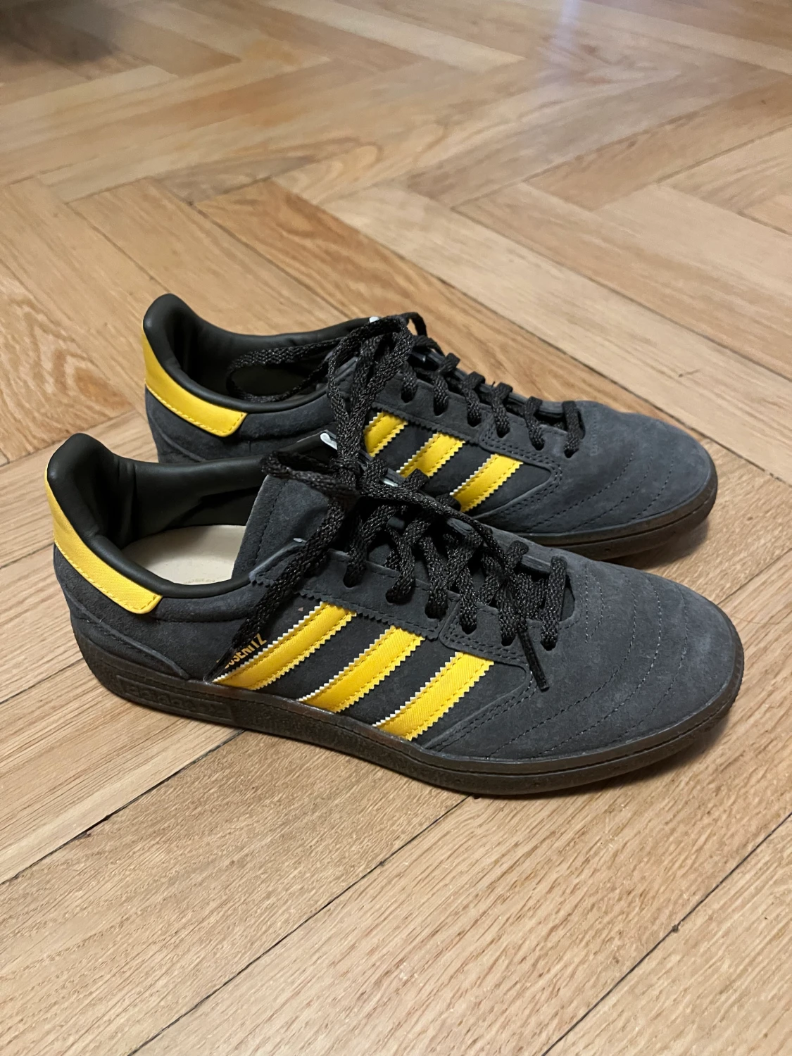 Adidas Skateboarding Busenitz Vintage Shoes Olive Gold Gum