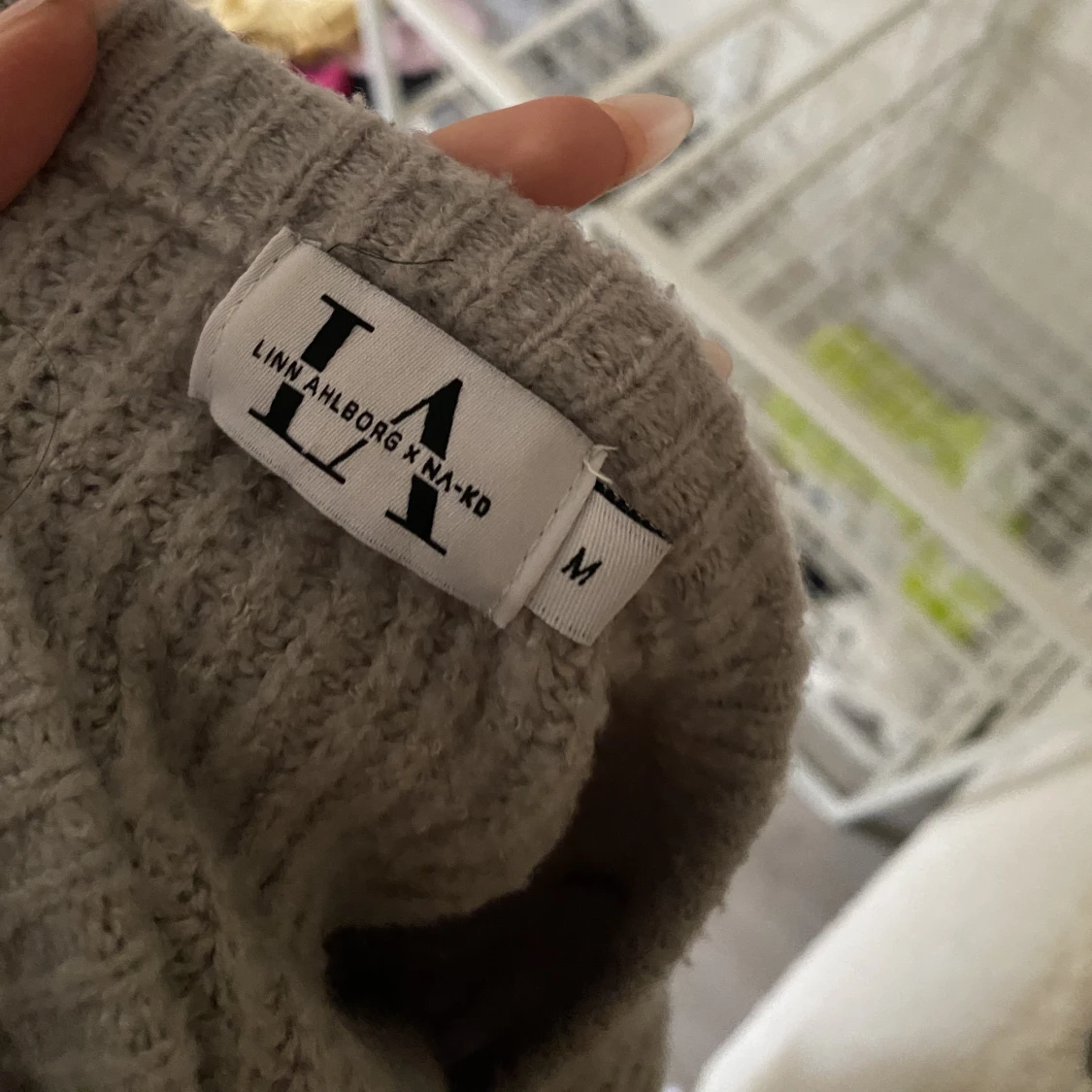 Söt stickad tröja - 91