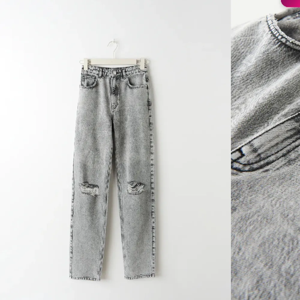 Säljer mina jeans från Gina Tricot Young så dom är lite stora💕pris kan diskuteras  Köperan står för frakt . Jeans & Byxor.