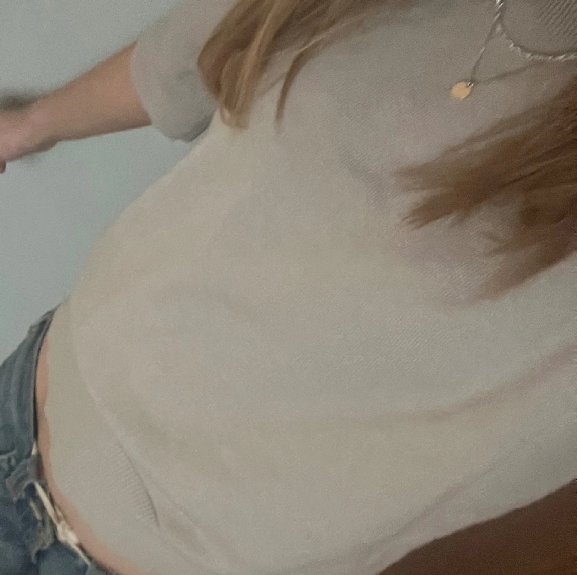 trekvartärmad tröja