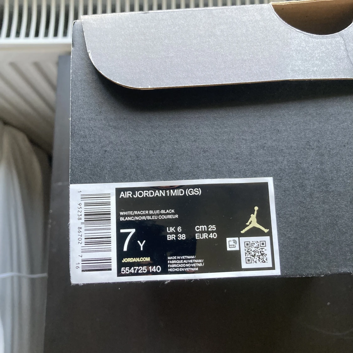 Jordan 1 mid racer blue  - 91