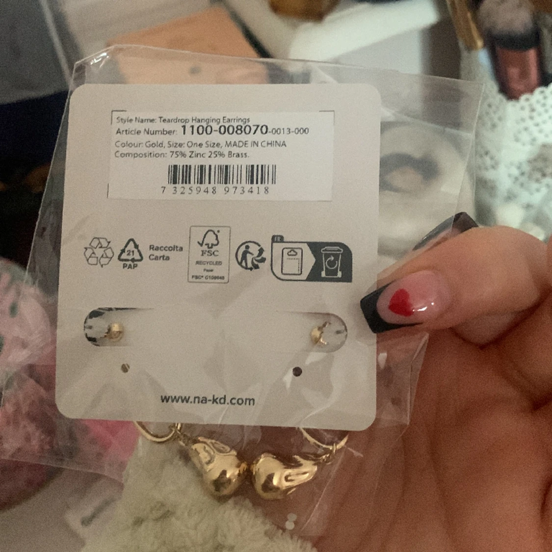 Örhängen från nakd - 90