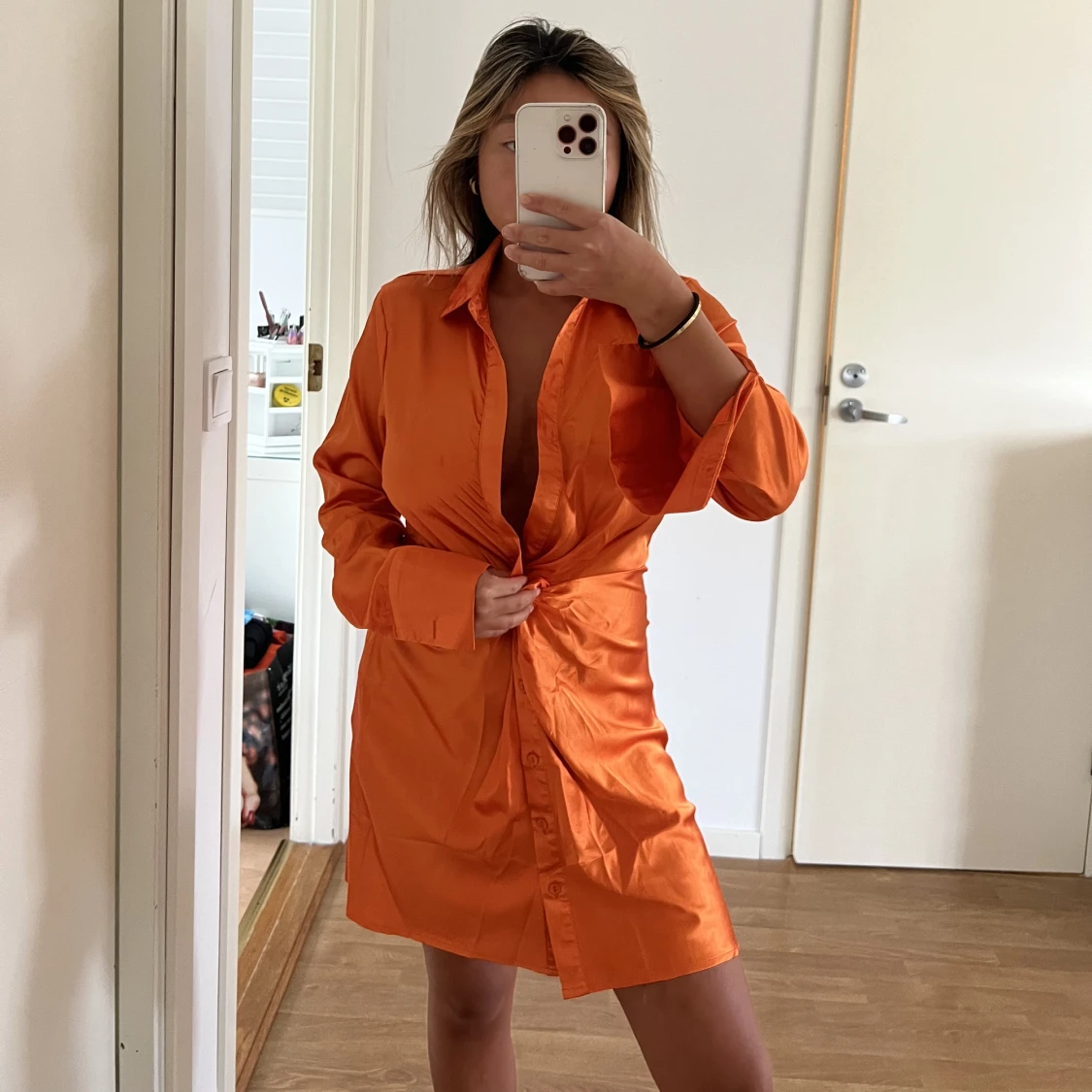 Långärmad klänning - 90