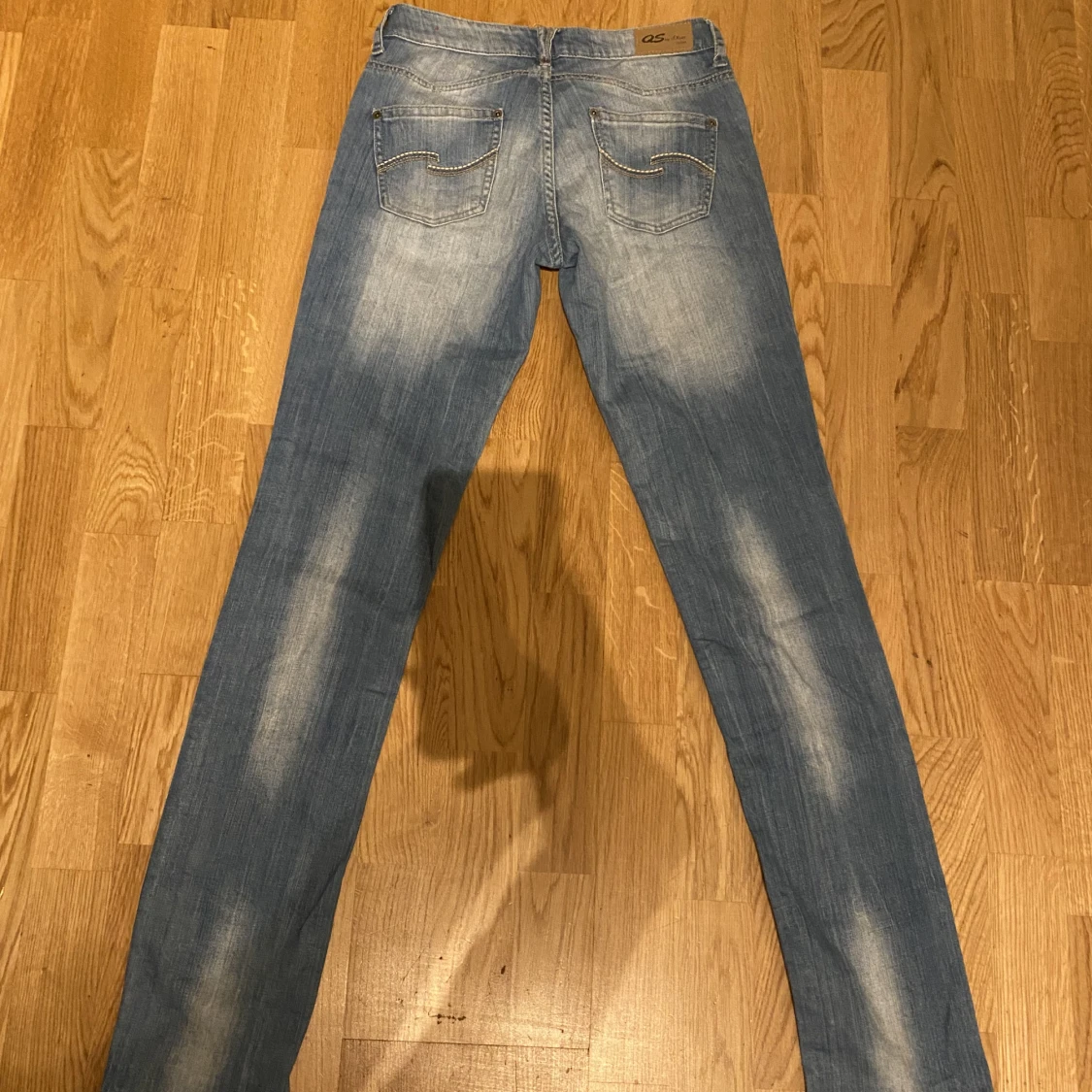 low waist straight leg jeans - 90
