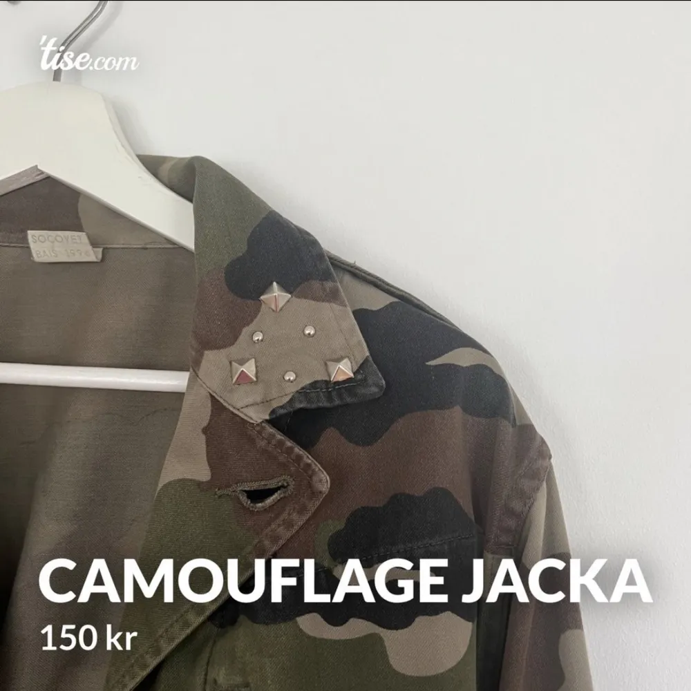 Camouflage jacka från SOCOVET storlek S.. Jackor.