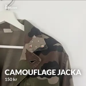 Camouflage jacka från SOCOVET storlek S.