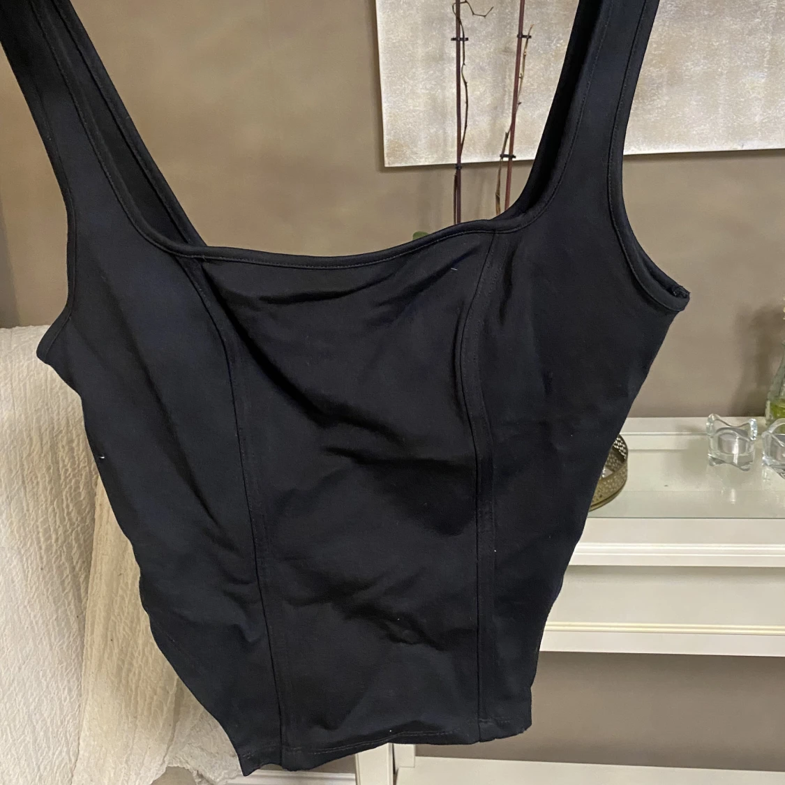 Svart linne/ överdel