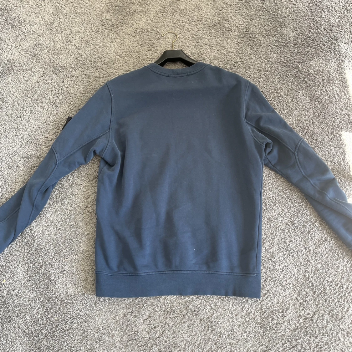 Marinblå Stone Island crewneck - 90