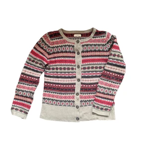 Stickad kofta - En så fin och mysig stickad kofta med mönster. Säljer då jag redan har en liknande🙌🏼 Alla knappar är kvar och den är i fint skick utan defekter. Skriv privat vid intresse o frågor❤️❤️❤️