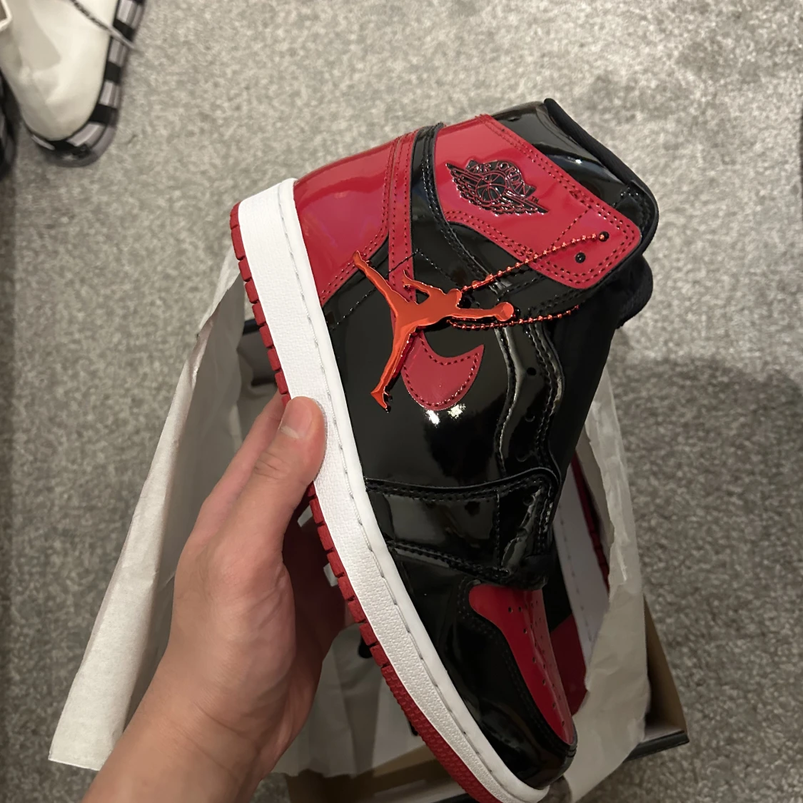 Jordan 1 High OG Bred Patent  - 91