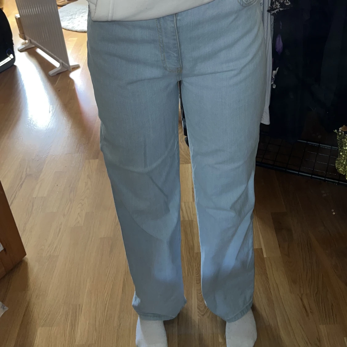 Långa jeans 