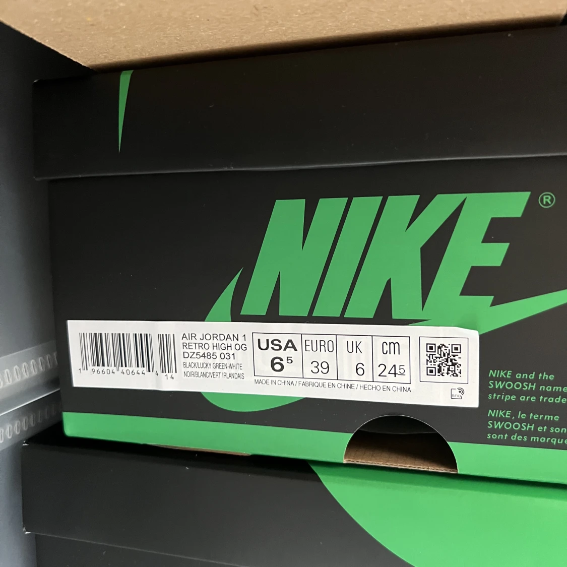 Jordan 1 high lucky green - 90